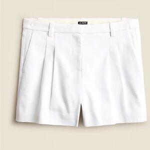 J. Crew Women's Lucia White Linen Shorts